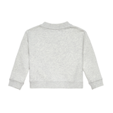 Palm Angel - Curved Logo Crewneck - Grey Melange