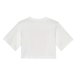 Palm Angel - Palms Landscape Crop Over Tee - Off White