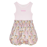 Palm Angel - Hybrid Tank Top Balloon Dress - Pink