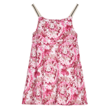 Palm Angel - Tie Dye Track Slip Dress - Fuschia