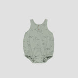 Quincy Mae - Sleeveless Bubble Romper - Dino
