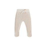 Quincy Mae - Footed Knit Pant - Oat