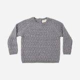 Quincy Mae - Knit Sweater - Heathered Slate
