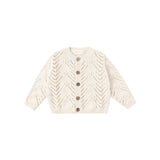 Quincy Mae - Knit Cardigan Natural