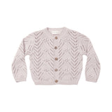 Quincy Mae - Knit Cardigan Lilac Mist