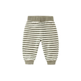 Qunicy Mae - Velour Relaxed Sweatpant Spruce Stripe