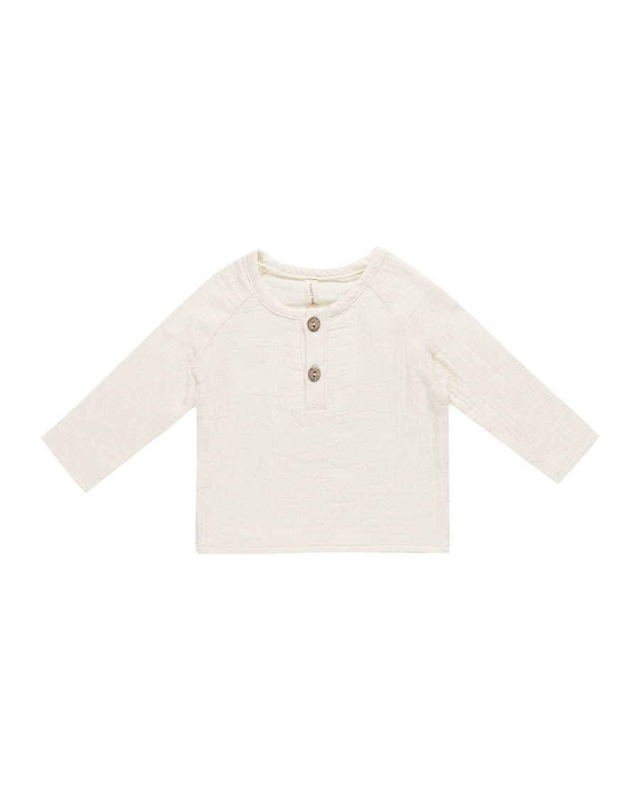 Quincy Mae - Zion Shirt - Ivory