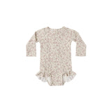 Quincy Mae - Olivia Rashguard One-Piece Dahlia