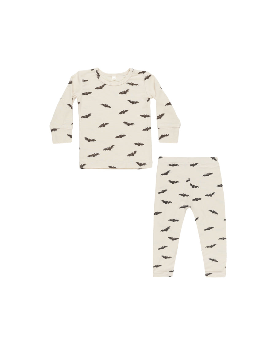 Quincy Mae - Bamboo Pajama Set - Bats