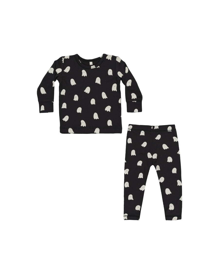 Quincy Mae - Bamboo Pajama Set - Ghosts