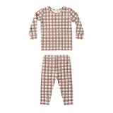 Quincy Mae - Bamboo Pajama Set Redwood Check