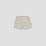 Quincy Mae - Boys Swim Short - Oat Check