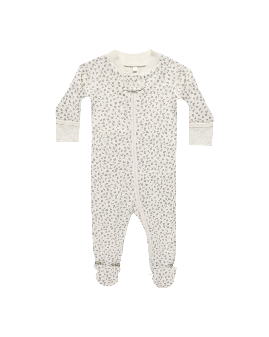 Quincy Mae - Zip Long Sleeve Sleeper Footie - Scatter