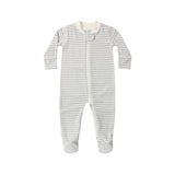 Quincy Mae - Zip Long Sleeve Sleeper Footie Cloud Stripe