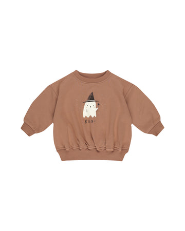 Quincy Mae - Relaxed Fleece Sweatshirt - Boo