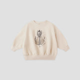 Quincy Mae - Relaxed Fleece Sweatsuit - Magic Cat
