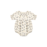 Quincy Mae - Collared Romper French Floral