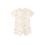 Quincy Mae - Zip Short Sleeve Sleeper Construction Trucks