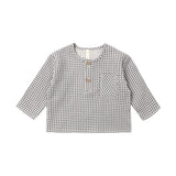 Quincy Mae - Rory Shirt Midnight Gingham
