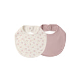 Quincy Mae - Jersey Snap Bib Pack Flower Field, Mauve