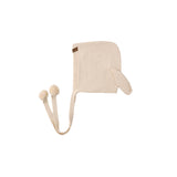 Quincy Mae - Bunny Knit Bonnet Ecru