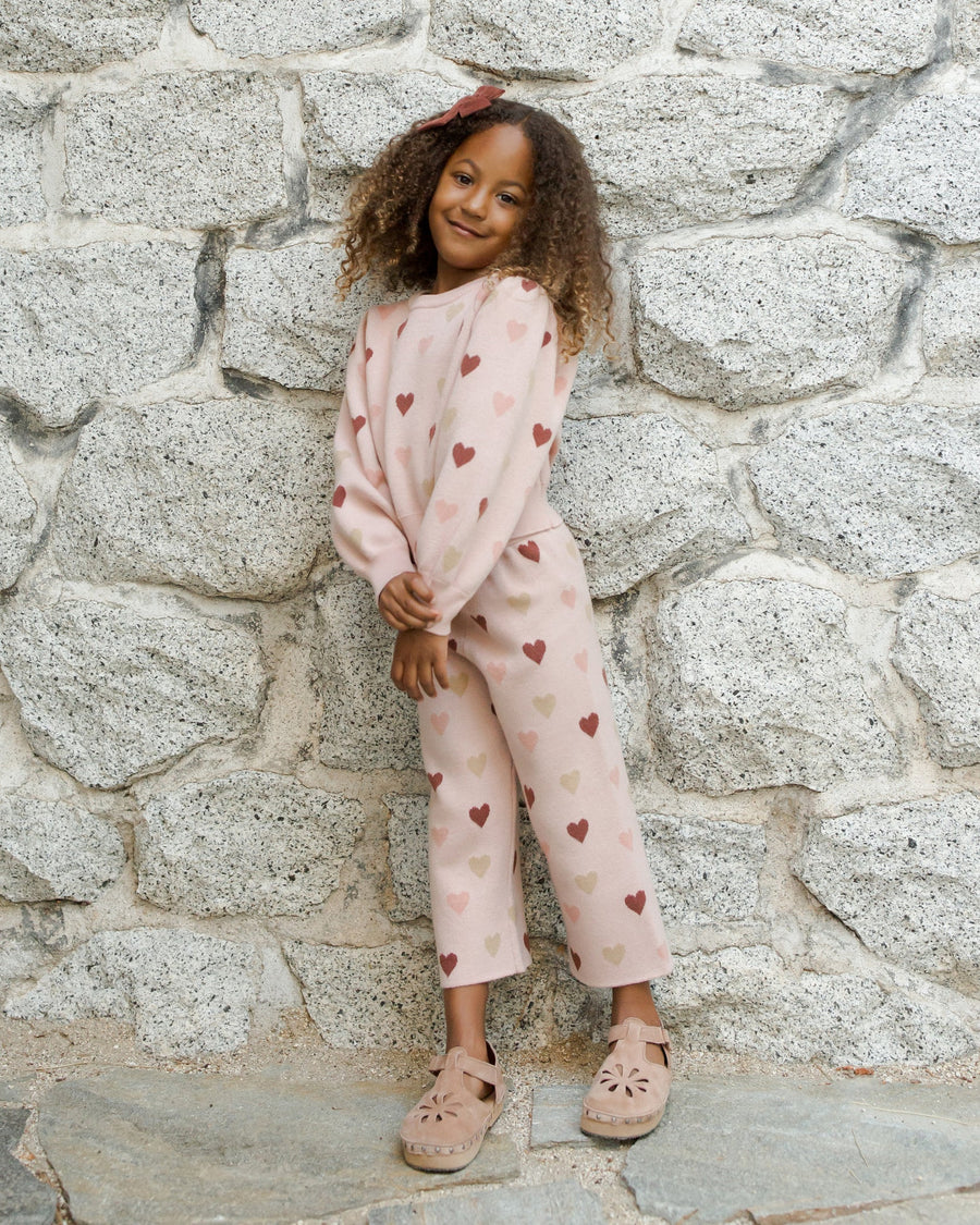 Rylee & Cru - Jacquard Knit Set - Hearts