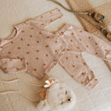 Rylee & Cru - Long Sleeve Tee & Pant Set - Gingerbread