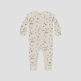 Rylee & Cru - Organic Long John Pajama - Winter Town