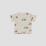 Rylee & Cru - Raw Edge Tee - Moped