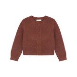 Rylee & Cru - Scallop Cardigan Brick
