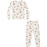 Rylee & Cru - Organic Long Sleeve Pajama Set Gnome Village