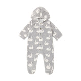 Rylee & Cru - Fleece Jumpsuit - Swans