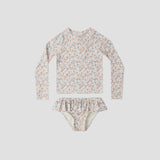 Rylee & Cru - Rashguard Girls Set Flower Fields