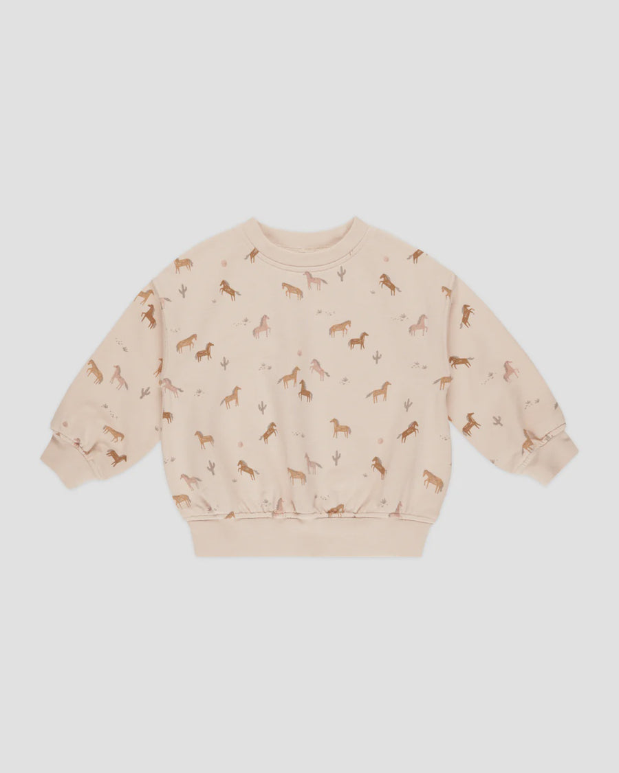 Rylee & Cru - Relaxed Sweatshirt - Horses