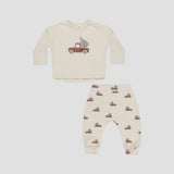 Rylee & Cru - Long Sleeve Tee & Pant Set - Trucks