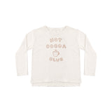 Rylee & Cru - Raw Edge Long Sleeve Tee Hot Cocoa Club