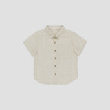 Rylee & Cru - Collared Short Sleeve Shirt - Grid
