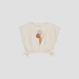 Rylee & Cru - Cropped Cinched Tee - Gelato