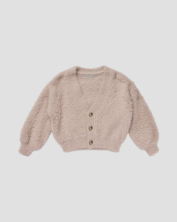 Rylee & Cru - Fuzzy Cardigan - Blush