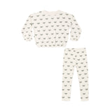 Rylee & Cru - Spongey Knit Set Evergreen Bows