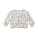 Rylee & Cru - Oversized Sweatshirt Blue Leopard