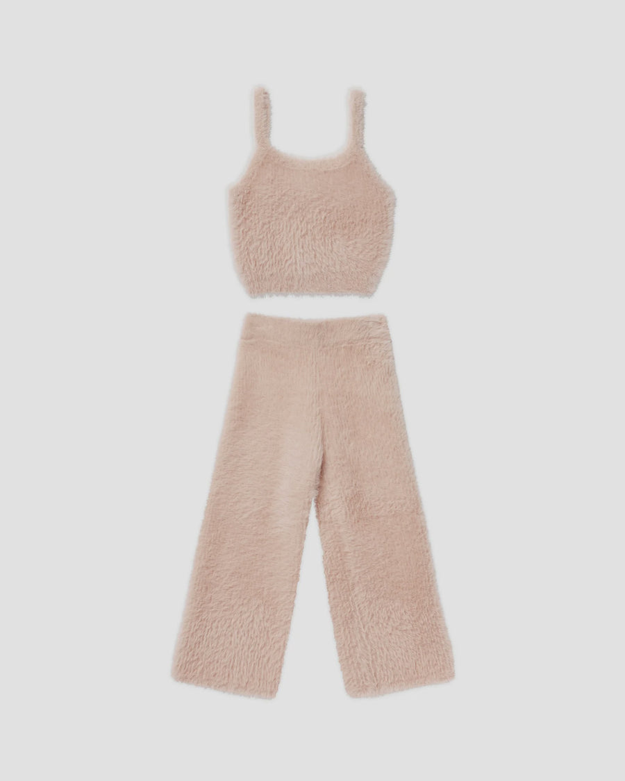 Rylee & Cru - Fuzzy Knit Set - Blush