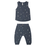 Rylee & Cru - Tank + Slouch Pant Set Maritime
