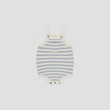 Rylee & Cru - Ashton Knit Romper - Blue Stripe
