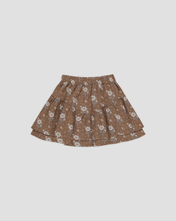 Rylee & Cru - Tiered Mini Skirt - Autumn Rose