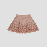 Rylee & Cru - Tiered Mini Skirt - Poppy