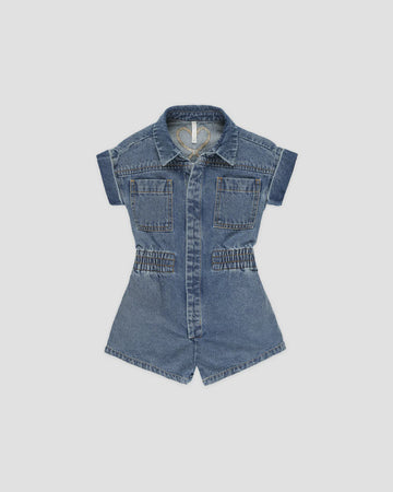 Rylee & Cru - Utility Romper - Indigo