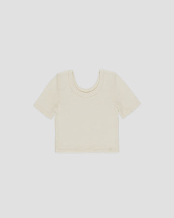 Rylee & Cru - Scallop Tee - Natural