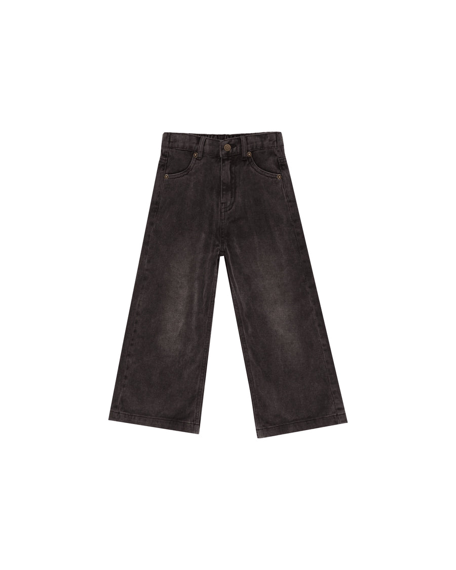 Rylee & Cru - Straight Leg Pant - Washed Black