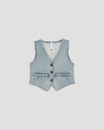 Rylee & Cru - Denim Vest - Light Wash